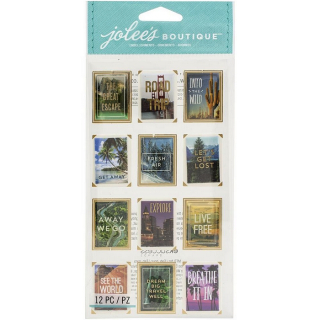 Jolee´s Boutique - TRAVEL PHOTO POSTERS - 3D samolepky