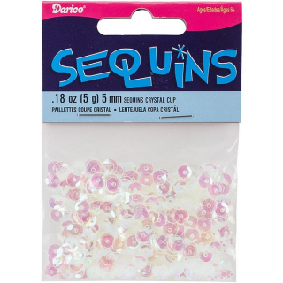 Darice - SEQUINS / CRYSTAL IRIDESCENT 5 mm - flitry