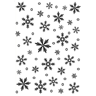 *** Vaessen Creative - SNOWFLAKE BACKGROUND - embossovací kapsa