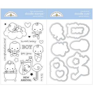 *** Doodlebug - SPECIAL DELIVERY / SPECIAL DELIVERY - razítka a šablony