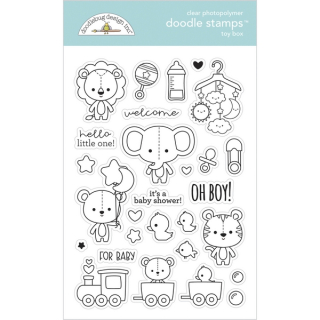 *** Doodlebug - SPECIAL DELIVERY / TOY BOX - silikonová razítka