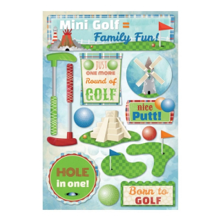 Karen Foster - MINI GOLF Stickers - samolepky