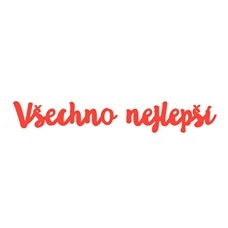 Davona - VŠECHNO NEJLEPŠÍ - vyřezávací šablona