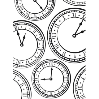 Darice - CLOCK BACKGROUND - embossovací kapsa