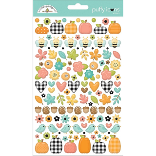Doodlebug - FARMHOUSE Puffy Stickers - samolepky