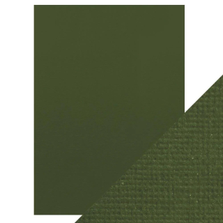 Tonic Studios - CLASSIC CARD / AVOCADO GREEN - texturované čtvrtky (10 ks)