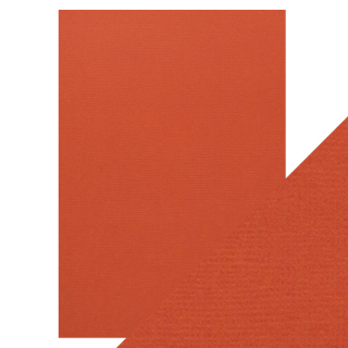 Tonic Studios - CLASSIC CARD / BRICK RED - texturované čtvrtky (10 ks)