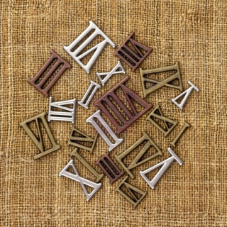 Prima Marketing - MECHANICALS / ROMAN NUMBERS - kovové ozdoby