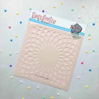 *** Time For Tea - DIAMOND BURST 6x6 - šablona / maska