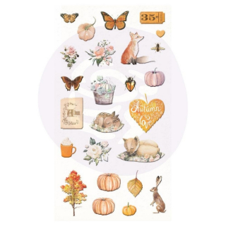 Prima Marketing - AUTUMN SUNSET Puffy Stickers - 3D samolepky