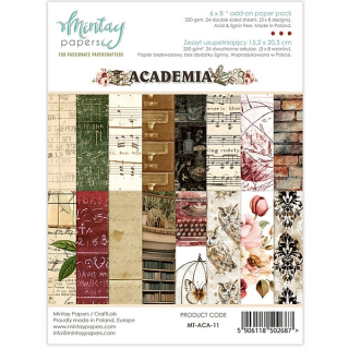 Mintay - ACADEMIA 6x8 - scrapbookové čtvrtky