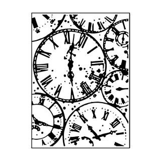 *** Carabelle Studio - CLOCKS - embossovací kapsa