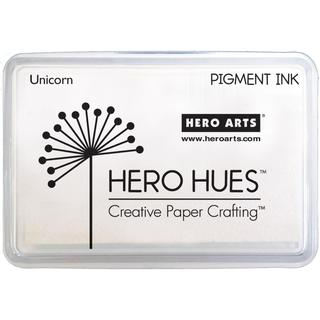 Hero Arts - HERO HUES / UNICORN - bílá razítkovací barva