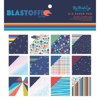 *** My Mind´s Eye - BLASTOFF! 6x6 - scrapbookové čtvrtky