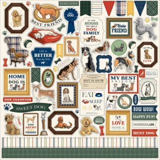 Carta Bella - BEST IN SHOW Element Stickers - samolepky