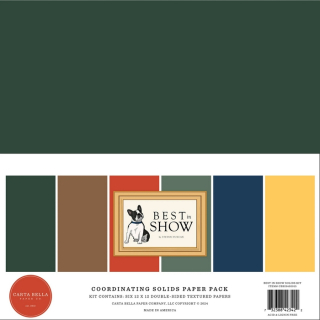 Carta Bella - BEST IN SHOW Solid Paper Pack - kompletní sada