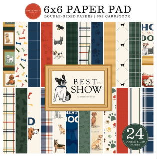 Carta Bella - BEST IN SHOW 6x6 - scrapbookové čtvrtky