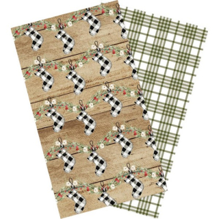 Echo Park - TRAVELERS NOTEBOOK INSERTS / CHRISTMAS - náhradní blok (2 ks)