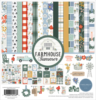 Carta Bella - FARMHOUSE SUMMER Collection Kit - kompletní sada