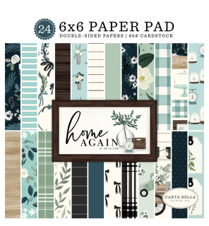 *** Carta Bella - HOME AGAIN 6x6 - scrapbookové čtvrtky