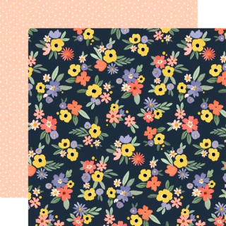 *** Carta Bella - HERE, THERE AND EVERYWHERE / Bright Floral - scrapbooková čtvrtka