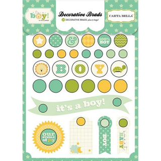 *** Carta Bella - IT´S A BOY! Decorative Brads - ozdobné svorky