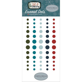 Carta Bella - LET IT SNOW Enamel Dots - enamelové tečky
