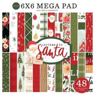 *** Carta Bella - LETTERS TO SANTA Mega Pad 6x6 - scrapbookové čtvrtky