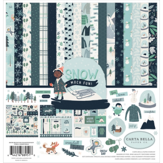 Carta Bella - SNOW MUCH FUN! Collection Kit - kompletní sada
