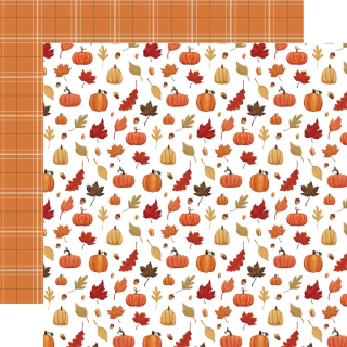 Carta Bella - WELCOME FALL / Pumpkin Harvest - scrapbooková čtvrtka