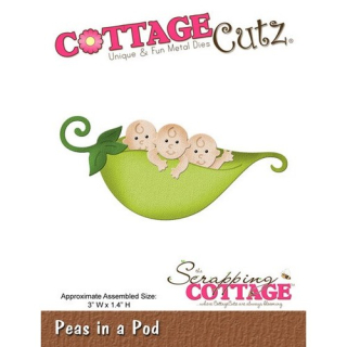 Cottage Cutz - PEAS IN A POD - vyřezávací šablona