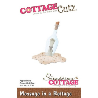 *** Cottage Cutz - MESSAGE IN A BOTTAGE - vyřezávací šablona