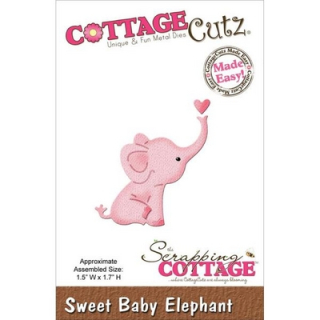 Cottage Cutz - SWEET BABY ELEPHANT - vyřezávací šablona