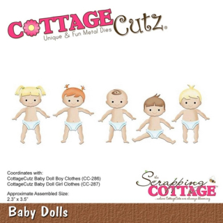 *** Cottage Cutz - BABY DOLLS - vyřezávací šablona