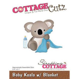 Cottage Cutz - BABY KOALA WITH BLANKET - vyřezávací šablona