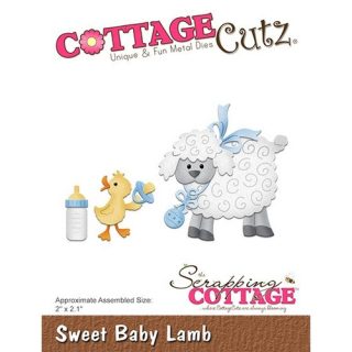 *** Cottage Cutz - SWEET BABY LAMB - vyřezávací šablona
