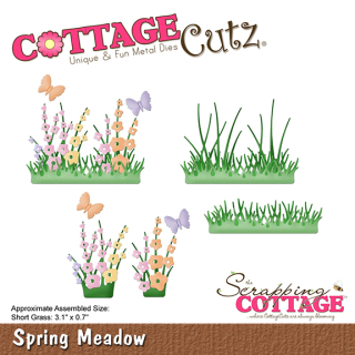 *** Cottage Cutz - SPRING MEADOW - vyřezávací šablona