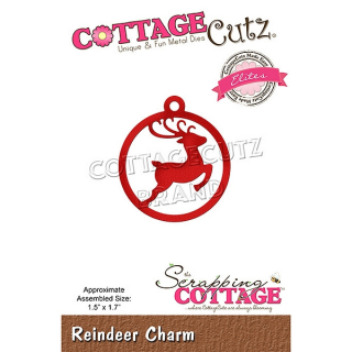 *** Cottage Cutz - REINDEER CHARM - vyřezávací šablona
