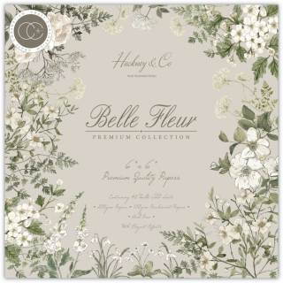 Craft Consortium - BELLE FLEUR 6x6 - scrapbookové čtvrtky