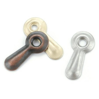 Creative Impressions - METAL TURN MOUNTS / ANTIQUE - kovové ozdoby (50 ks)
