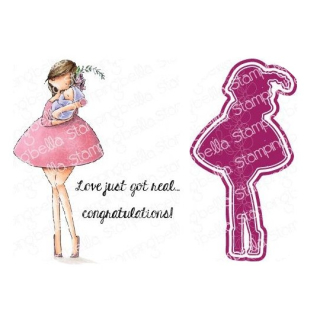 *** Stamping Bella - CURVY GIRL / WITH A NEWBORN - razítka a šablony