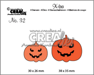 Crealies - CREEPY PUMPKINS - vyřezávací šablony