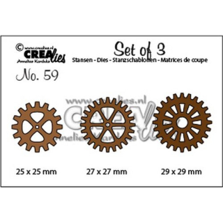 Crealies - GEARS - vyřezávací šablony