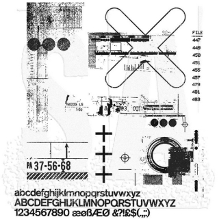 Tim Holtz - GLITCH 2 - cling razítka