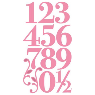 *** Marianne - ELEGANT NUMBERS - vyřezávací šablona
