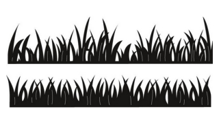 Marianne - GRASS BORDERS - vyřezávací šablony