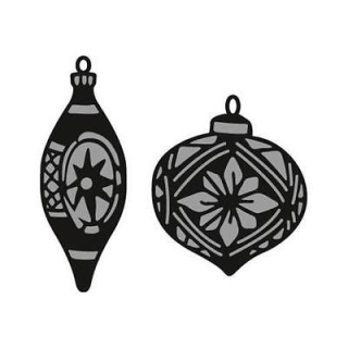 *** Marianne - ORNAMENTS BAUBLES - vyřezávací šablony