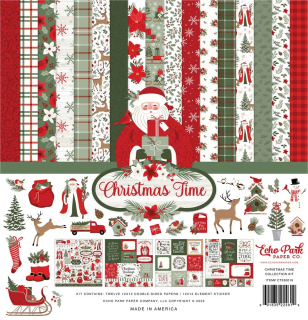 Echo Park - CHRISTMAS TIME Collection Kit - kompletní sada
