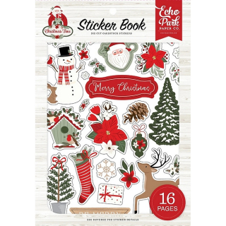 *** Echo Park - CHRISTMAS TIME Sticker Book - samolepky (1/2 sady)