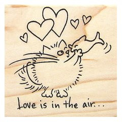 *** Stampendous - FISHY FLUFFLES - dřevené razítko
